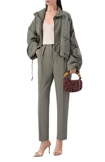 Женская хлопковая куртка BALMAIN, арт. GF0TI030/CG65