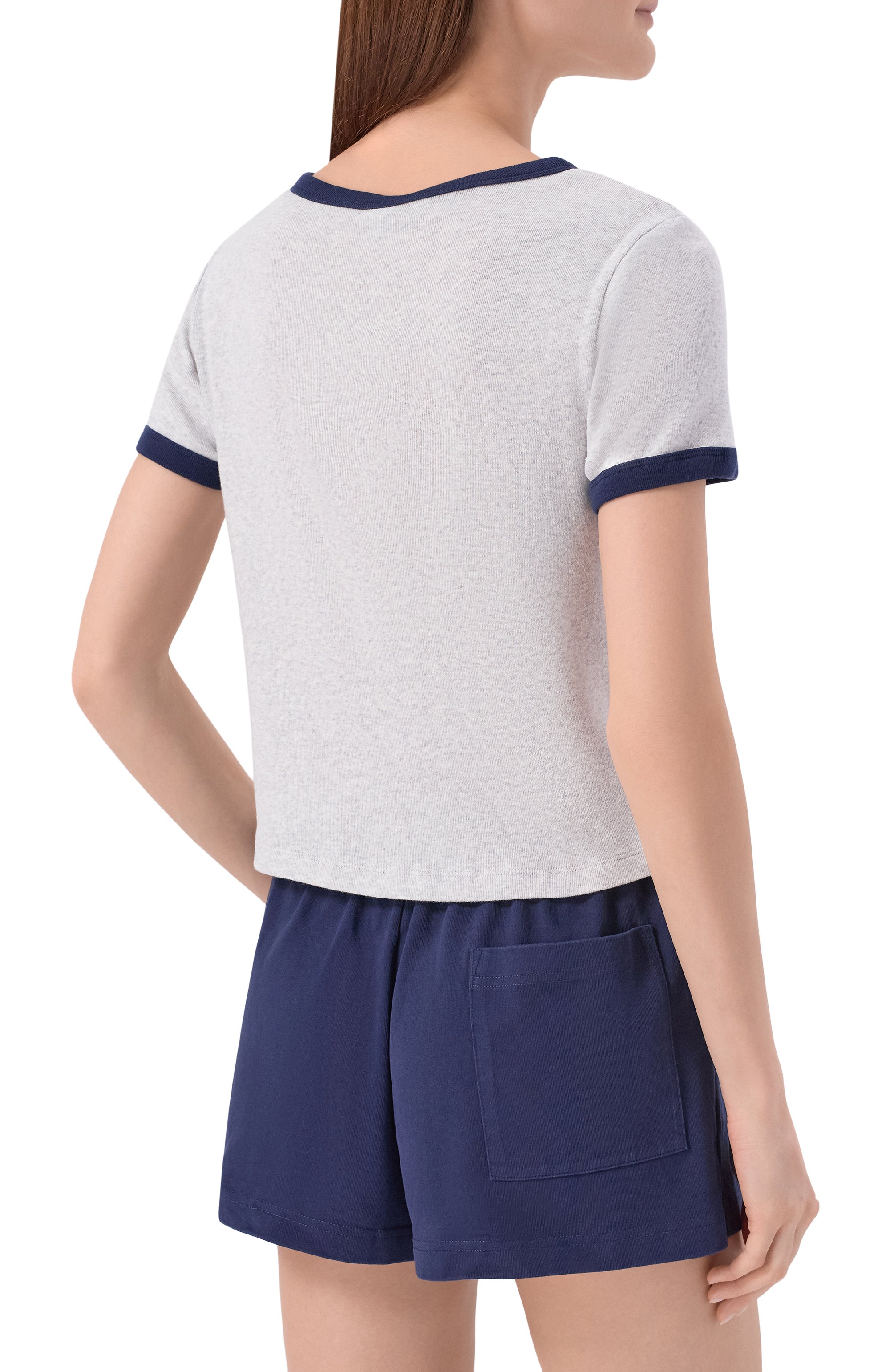 Хлопковая футболка SPORTY AND RICH, арт. T007376256GY18, фото 4