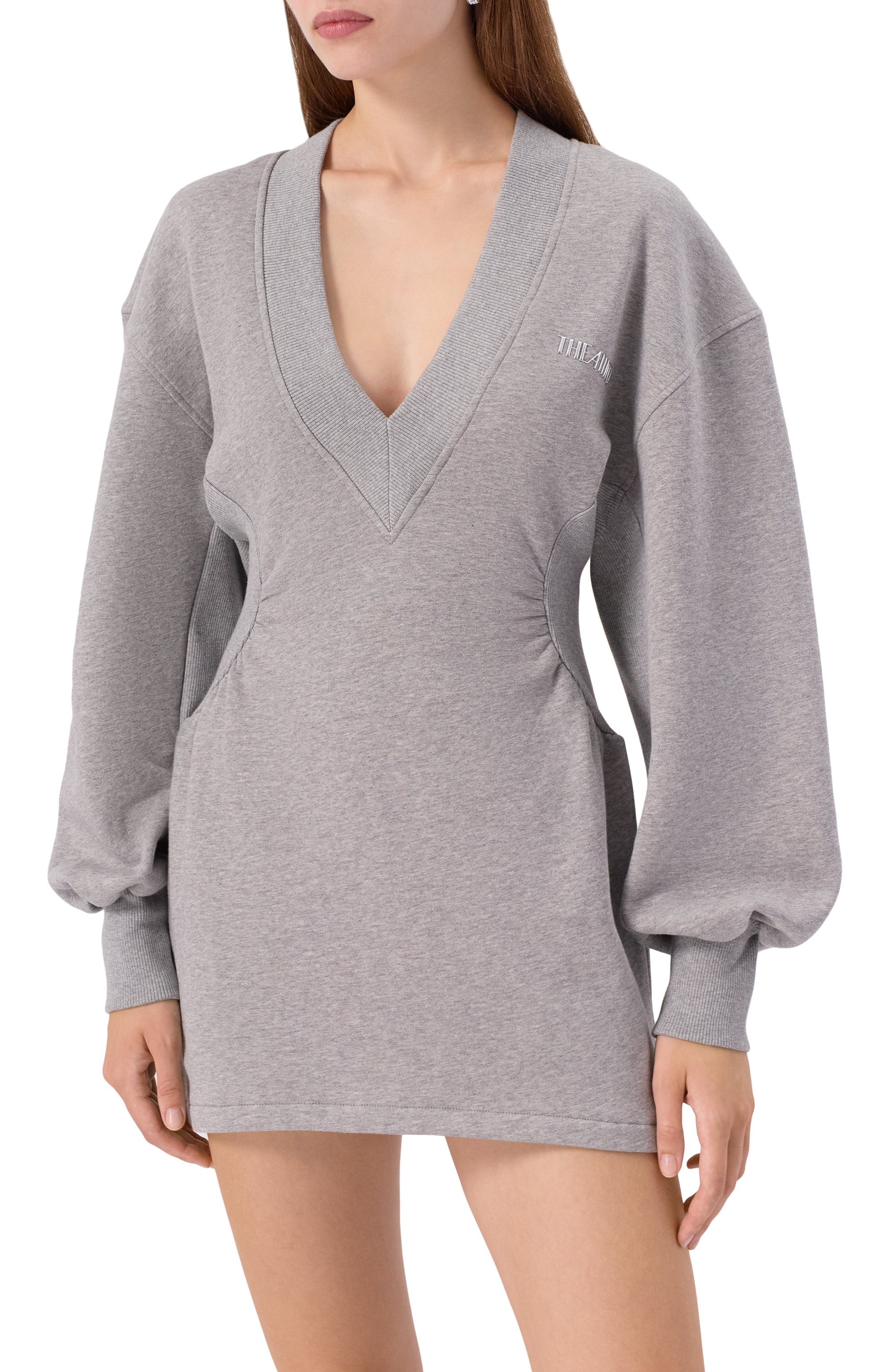 Хлопковое платье THE ATTICO, арт. 251WCA00436/JJF003AA, фото 3