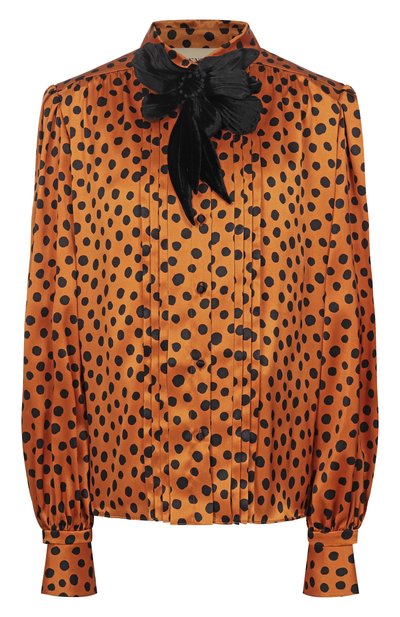 Женская атласная блузка VALENTINO, арт. 8B0AB8F8/A8J