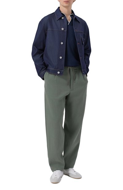 Льняные брюки GIORGIO ARMANI, арт. GM001625/TE10954, фото 2