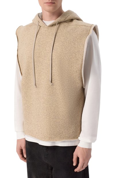 Жилет из шерсти и хлопка RICK OWENS, арт. RU02F4153/WFE, фото 3