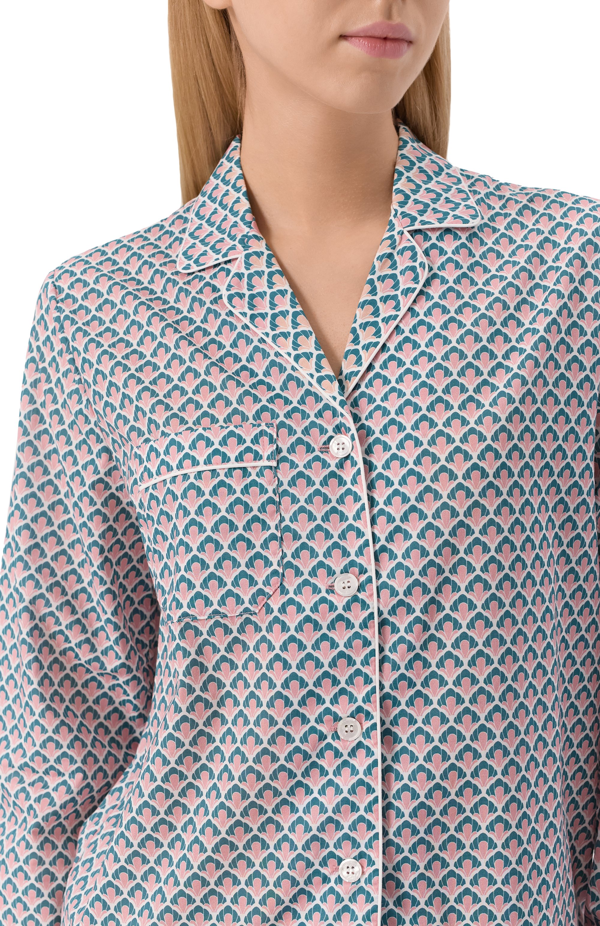 Хлопковая пижама DEREK ROSE разноцветного цвета по цене 40950 руб., арт. 2012/LEDB088, фото 7 Хлопковая пижама DEREK ROSE, арт. 2012/LEDB088, фото 7