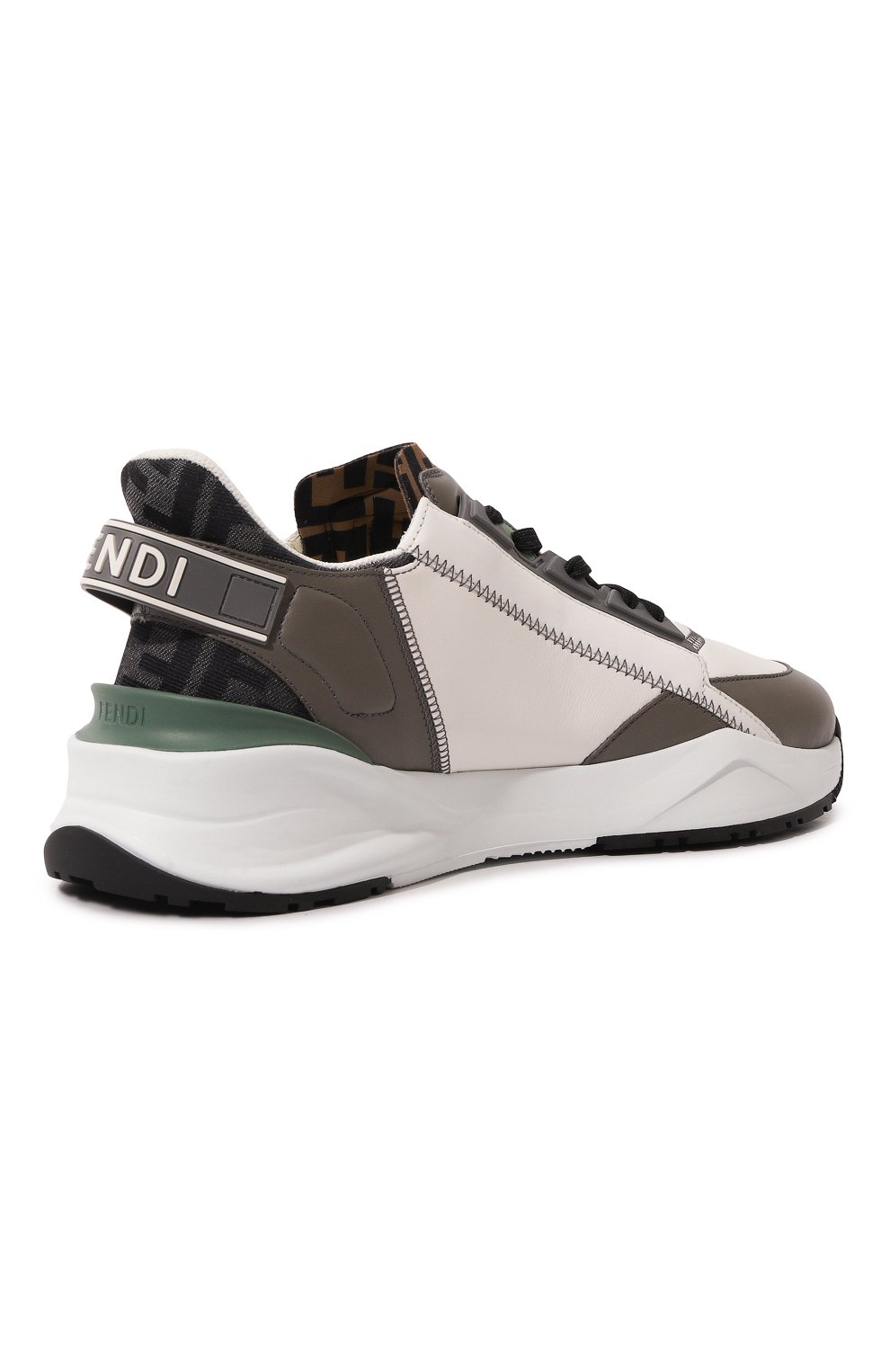 Комбинированные кроссовки fendi flow FENDI, арт. 7E1392 AJZH, фото 5