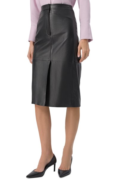 Кожаная юбка BOSS, арт. 50543188, фото 3