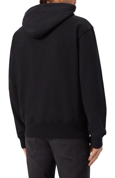 Хлопковое худи DIESEL, арт. A09856/0BMBJ, фото 4