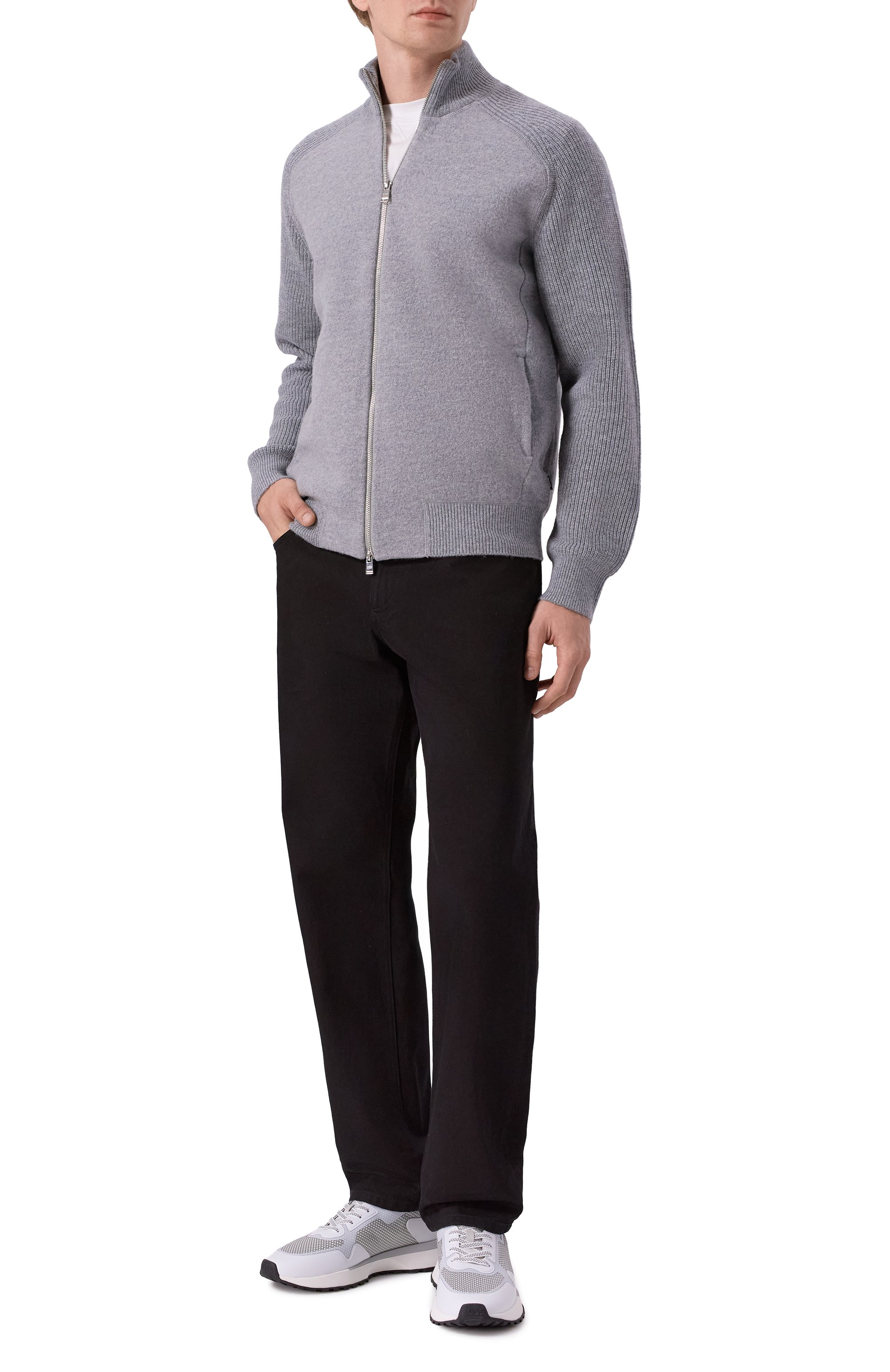 Шерстяной кардиган BOSS, арт. 50550011, фото 2