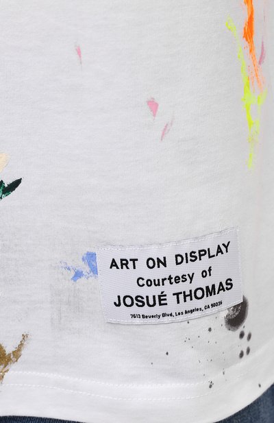 Хлопковая футболка lanvin x gallery dept  LANVIN, арт. RU-TS0005-J092-E21, фото 5