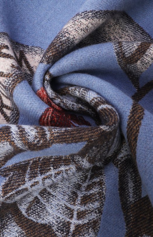 Кашемировый шарф Burberry 8118771 Голубой  8118771 Фото 3