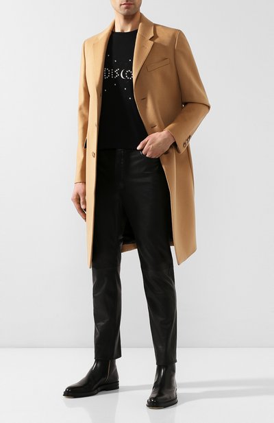 Кожаные брюки SAINT LAURENT, арт. 605147/YC2MA, фото 2