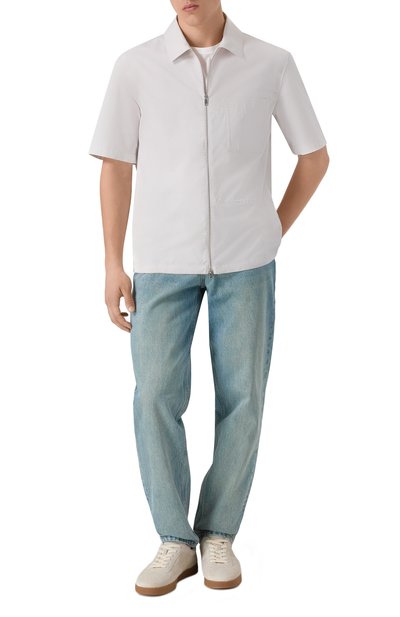 Рубашка из хлопка и лиоцелла 12 STOREEZ, арт. 132165, фото 2