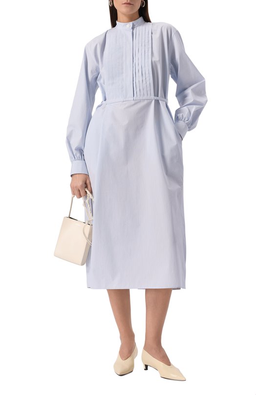 Кожаные туфли Jil Sander J15WL0056/P8226 Кремовый  J15WL0056/P8226 Фото 2