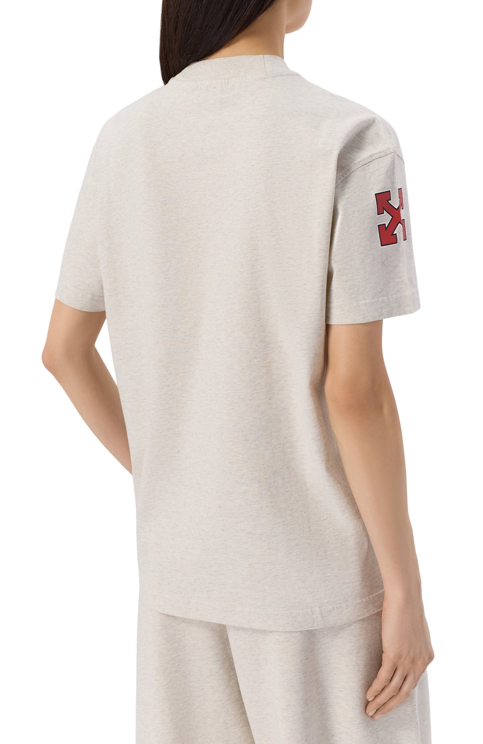 Хлопковая футболка OFF-WHITE, арт. 2FA00587T, фото 4