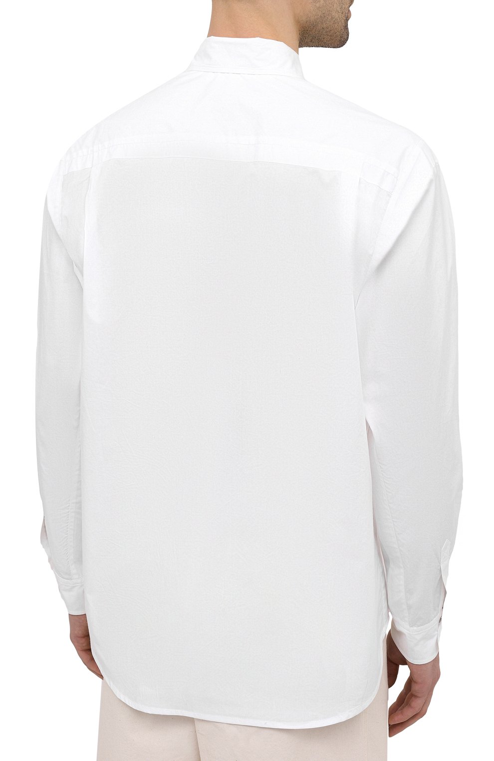 Хлопковая рубашка ISABEL BENENATO, арт. UW43S21, фото 4