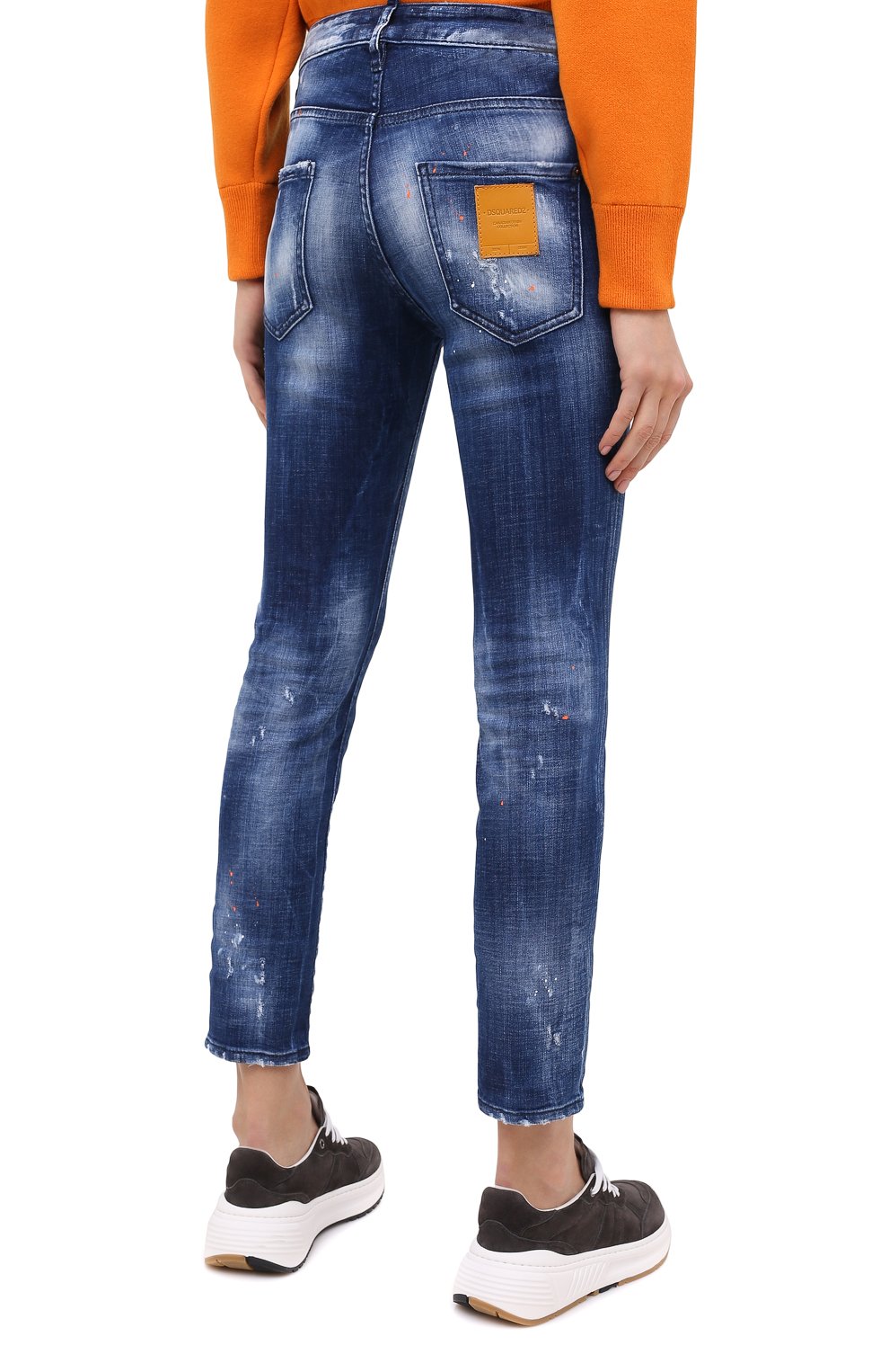 Джинсы DSQUARED2 синего цвета по цене 62150 руб., арт. S75LB0359/S30342, фото 5 Джинсы DSQUARED2, арт. S75LB0359/S30342, фото 5