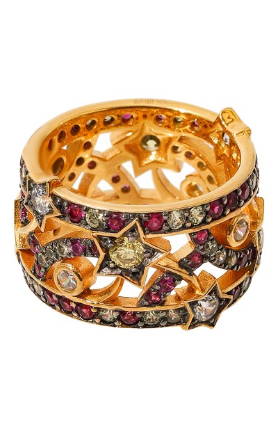 Женское кольцо small stars QUEENSBEE, арт. 102379