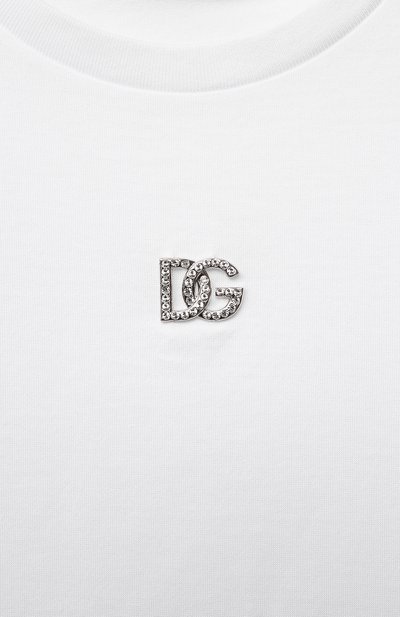 Хлопковая футболка DOLCE & GABBANA, арт. L5JTAZ/G7B6N/8-14, фото 3