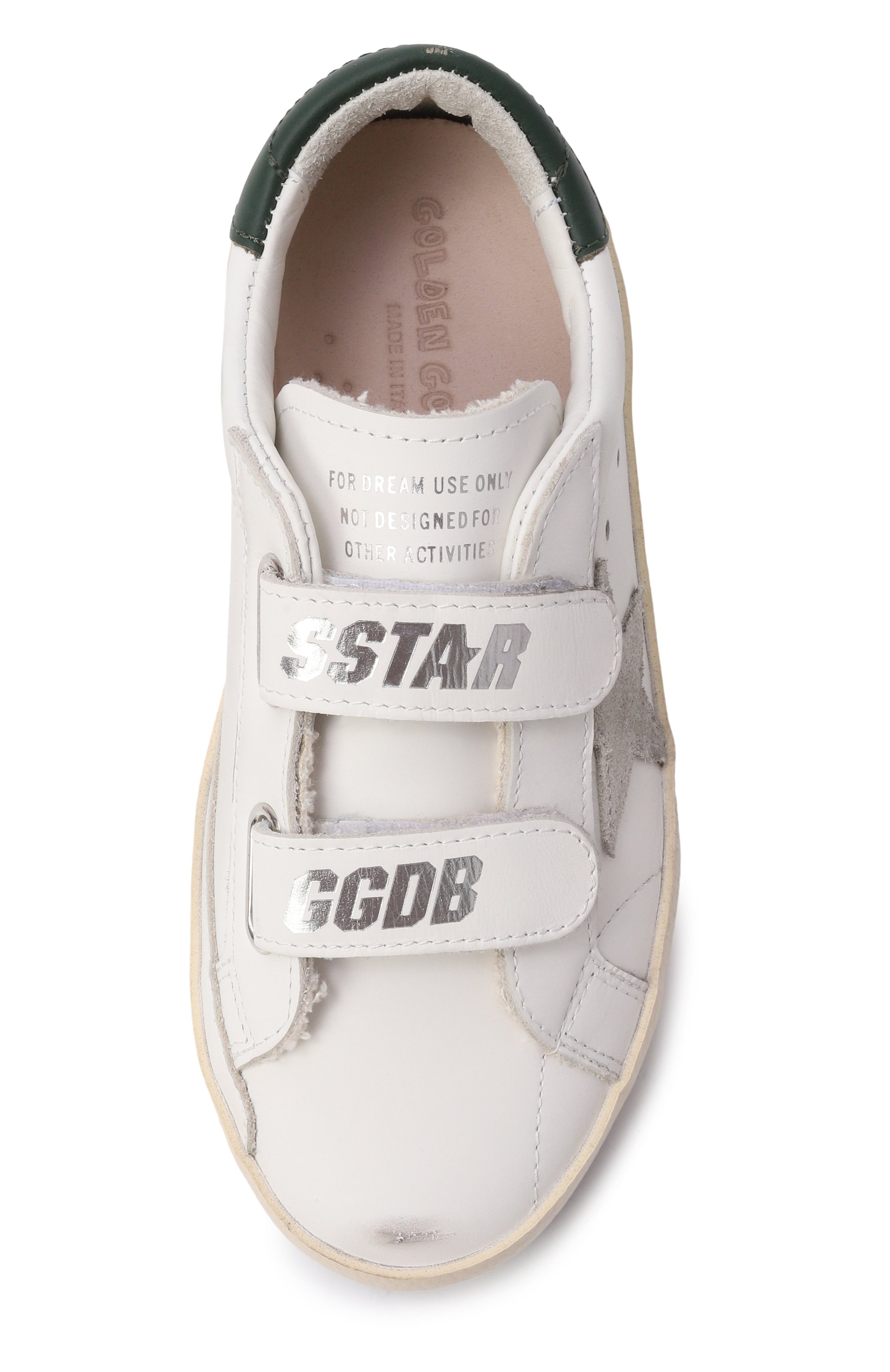 Кожаные кеды old school GOLDEN GOOSE DELUXE BRAND, арт. GYF00177.F008042, фото 4