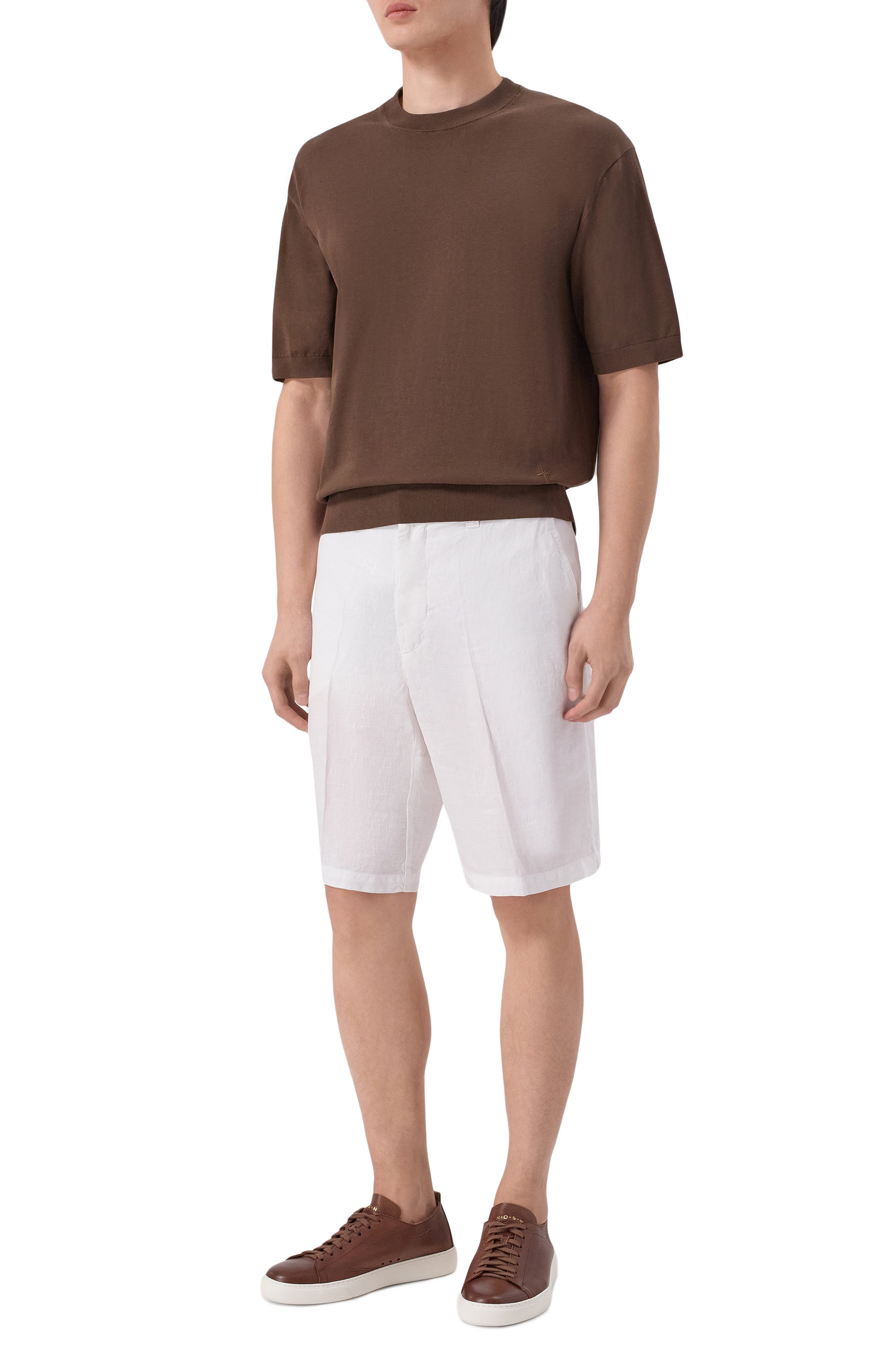 Льняные шорты 120% LINO, арт. 33ALIM2137/0253/000, фото 2