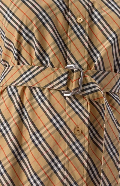 Хлопковое платье BURBERRY, арт. 8103705, фото 5