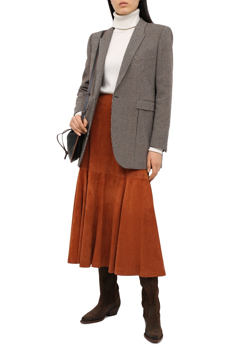 Замшевая юбка GABRIELA HEARST, арт. 120318 L009, фото 2