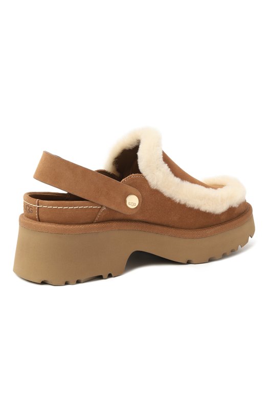 Замшевые сабо Esmee Clog UGG 1173331 Коричневый  1173331 Фото 5