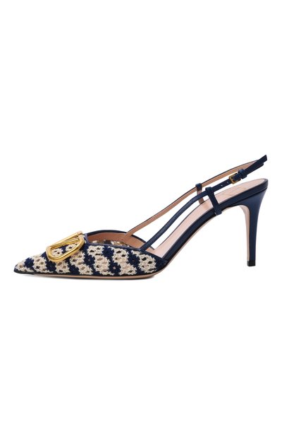 Текстильные туфли vlogo signature 80 VALENTINO, арт. 8W0S0R01/JZU, фото 4