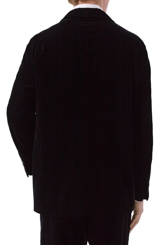 Бархатный пиджак Giorgio Armani GM002819/TE10046 Чёрный  GM002819/TE10046 Фото 4