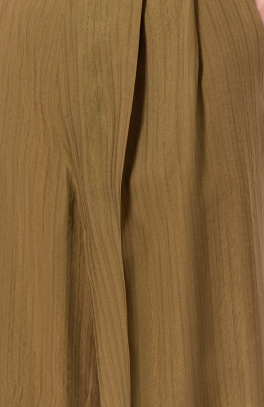 Шорты изо льна и вискозы Petar Petrov S26TP9 Хаки  S26TP9 Фото 5