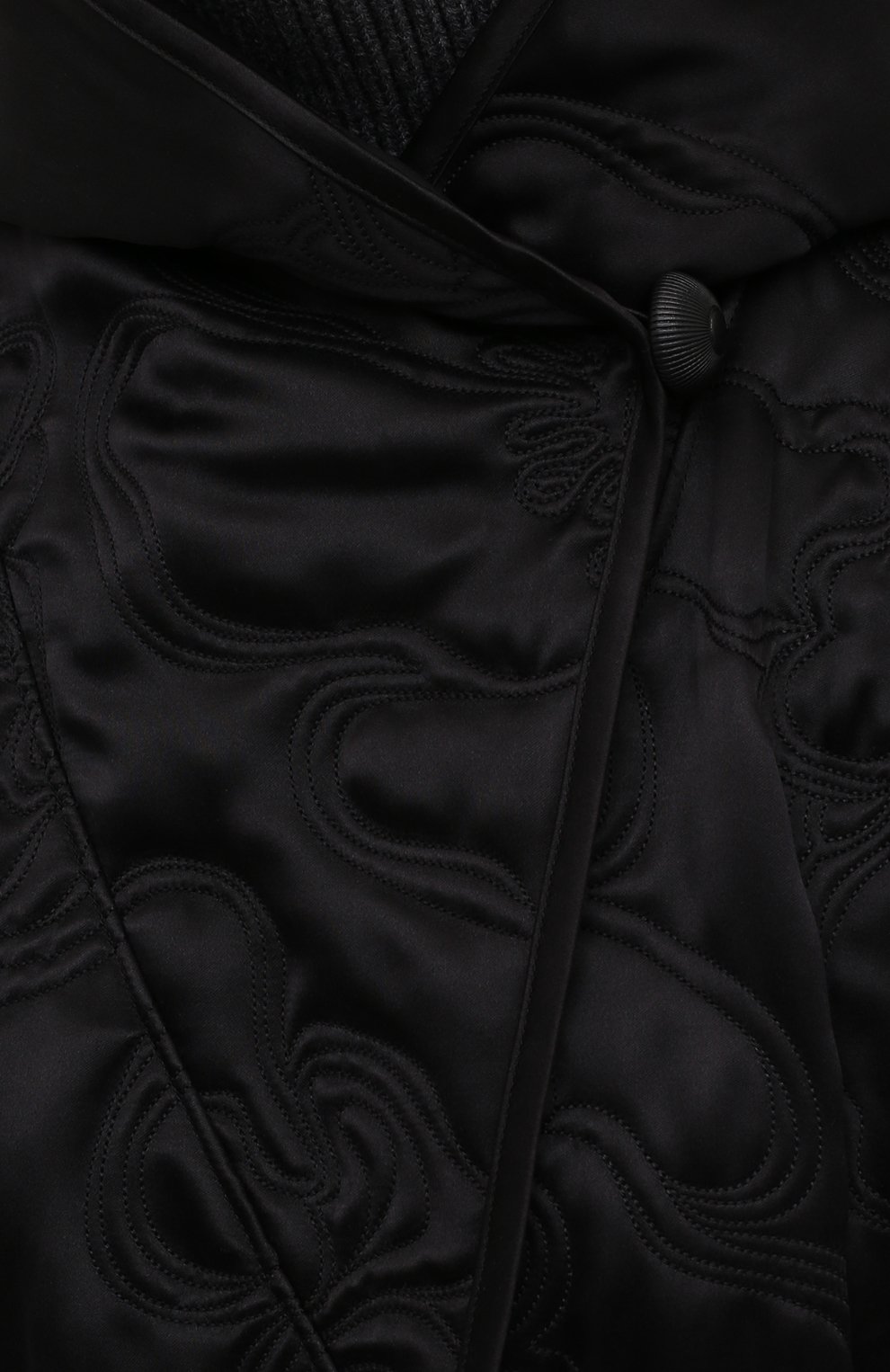 Утепленное пальто GIORGIO ARMANI черного цвета по цене 779500 руб., арт. 1WH0L075/T030N, фото 5 Утепленное пальто GIORGIO ARMANI, арт. 1WH0L075/T030N, фото 5