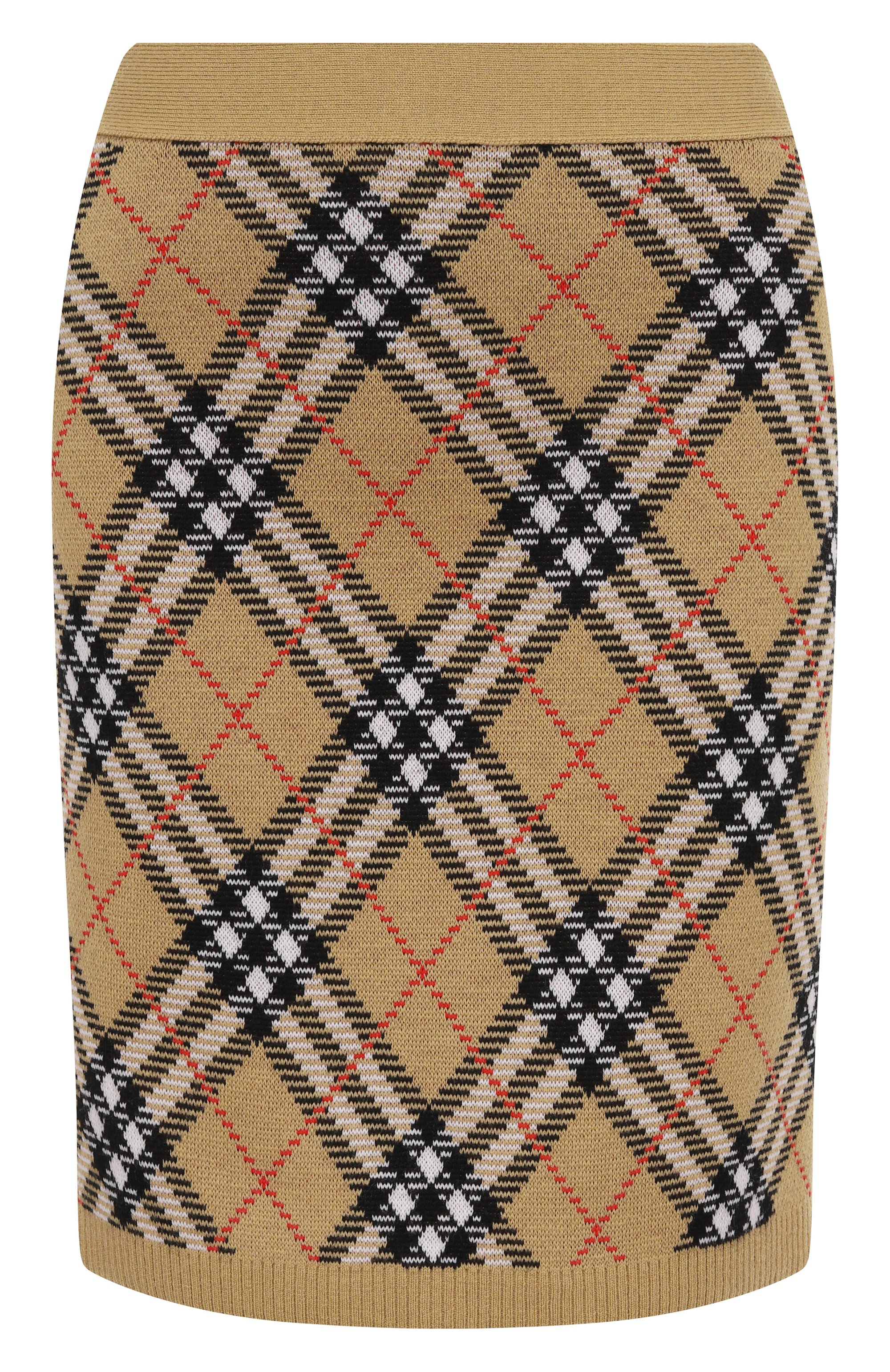 Шерстяная юбка BURBERRY бежевого цвета по цене 152500 руб., арт. 8112172, фото 1 Шерстяная юбка BURBERRY, арт. 8112172, фото 1