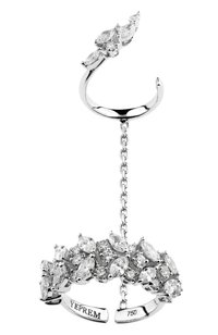 Кольцо YEPREM JEWELLERY бесцветного цвета по цене 1000500 руб., арт. RI1593, фото 1 Кольцо YEPREM JEWELLERY, арт. RI1593, фото 1