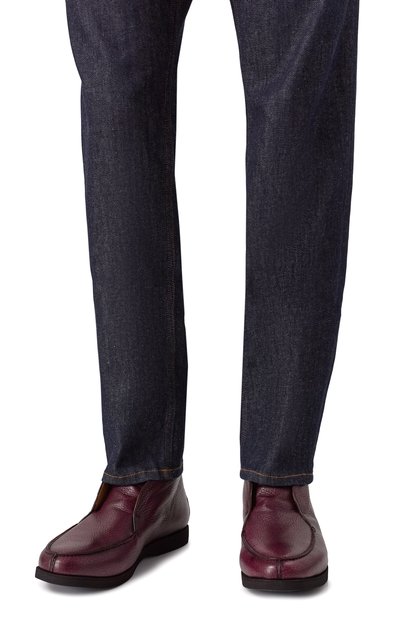 К�ожаные ботинки KITON, арт. USSA105N0012609, фото 3