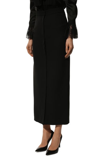 Шелковая юбка TEGIN черного цвета по цене 60000 руб., арт. SS2302, фото 3 Шелковая юбка TEGIN, арт. SS2302, фото 3