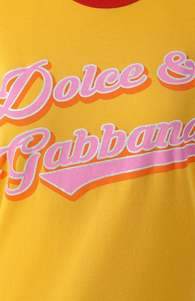 Хлопковая футболка DOLCE & GABBANA, арт. F8L22T/HH7QU, фото 5