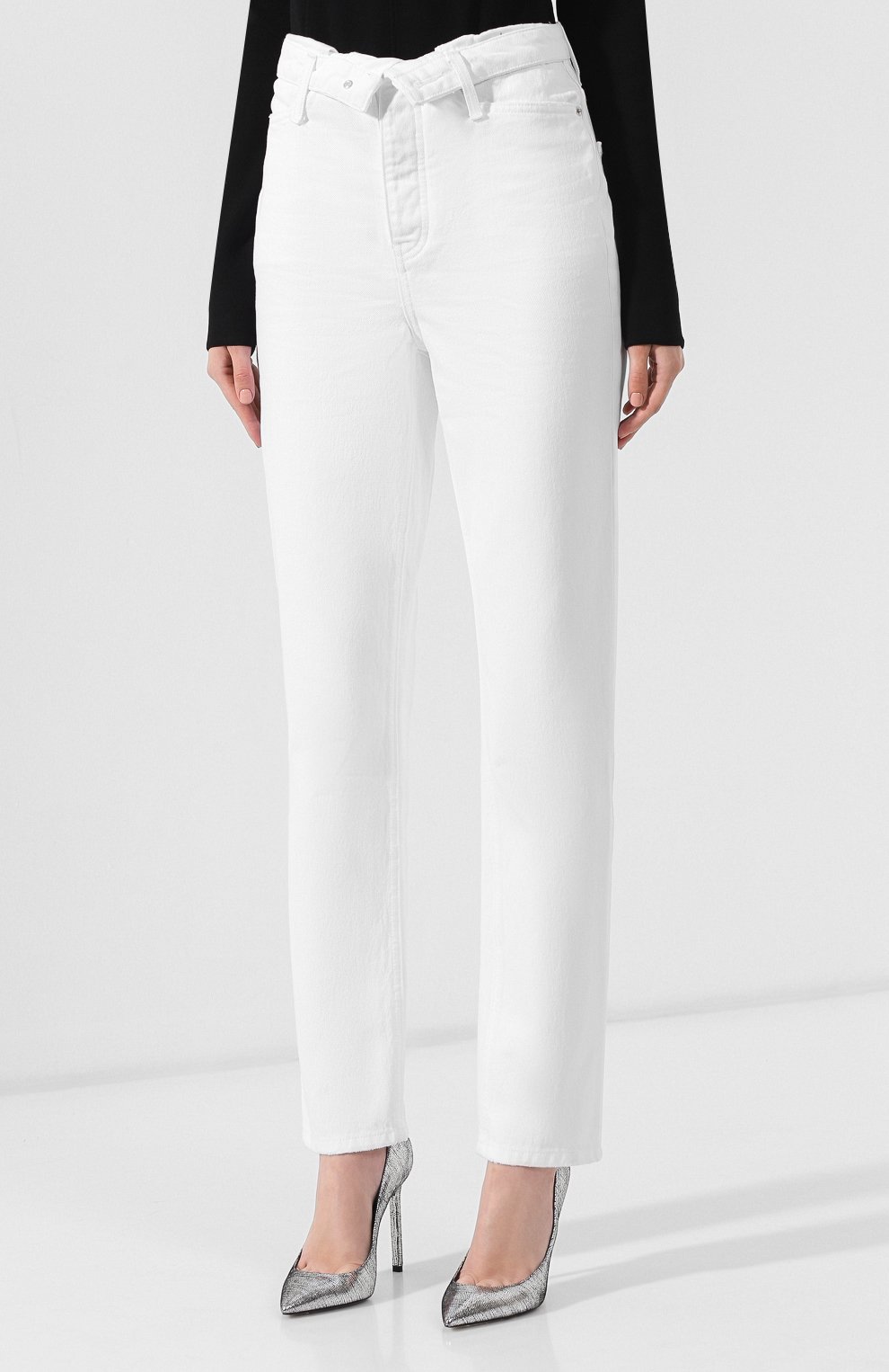 Джинсы ALEXANDER WANG белого цвета по цене 43400 руб., арт. 4DC2194539, фото 3 Джинсы ALEXANDER WANG, арт. 4DC2194539, фото 3