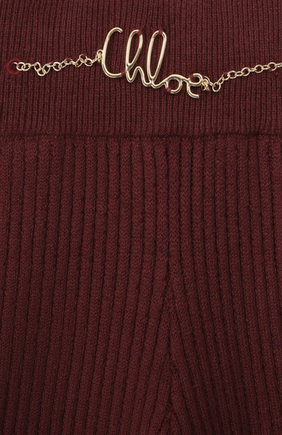 Джоггеры из хлопка и кашемира CHLOÉ, арт. C21261, фото 3