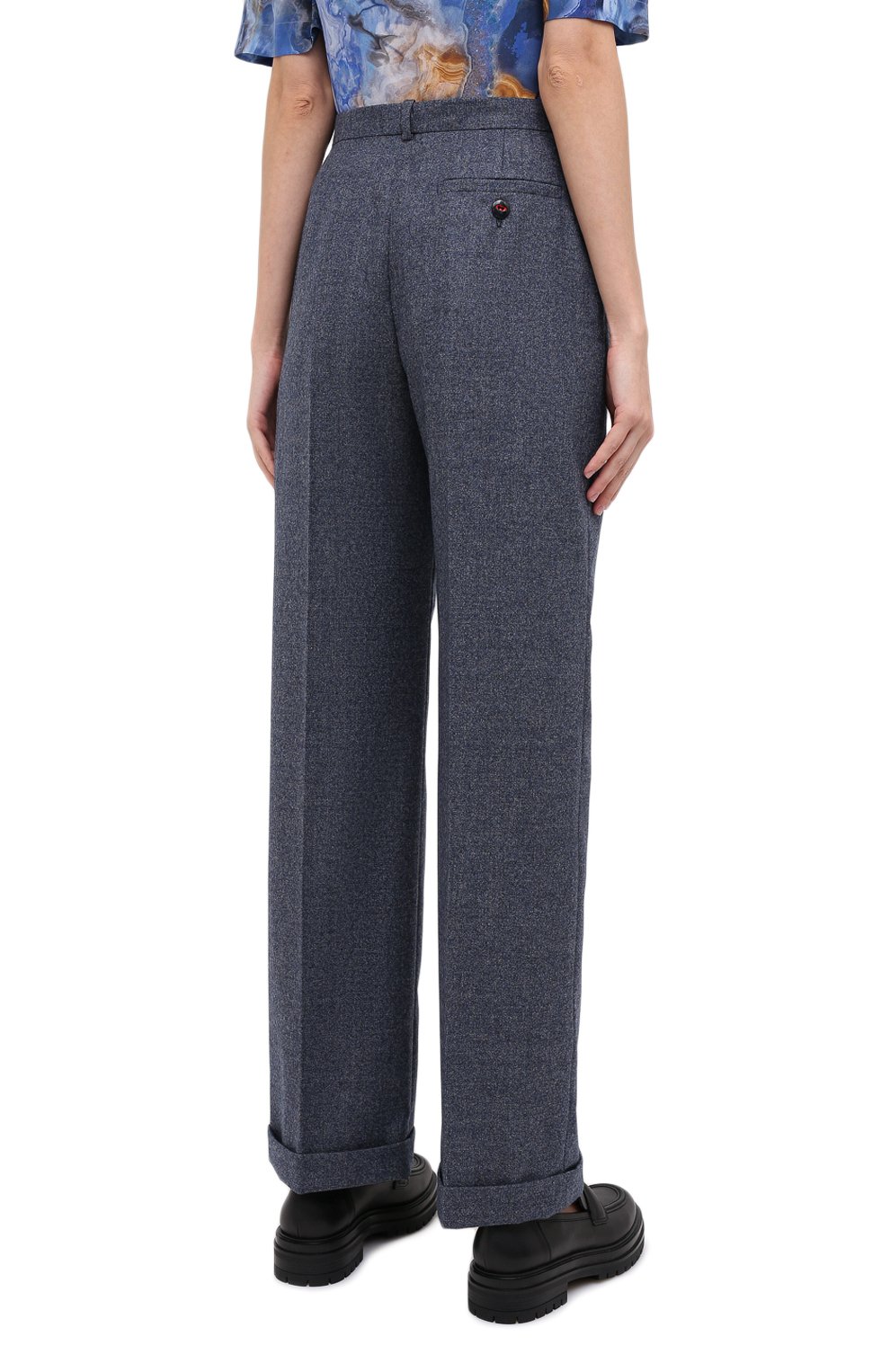 Шерстяные брюки GIORGIO ARMANI темно-серого цвета по цене 94950 руб., арт. 0WHPP0DP/T01V9, фото 5 Шерстяные брюки GIORGIO ARMANI, арт. 0WHPP0DP/T01V9, фото 5