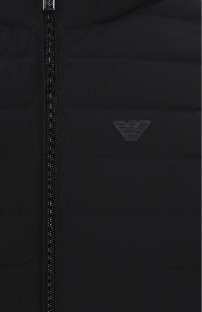 Пуховик EMPORIO ARMANI темно-синего цвета по цене 26350 руб., арт. EB000423/AF14935, фото 3 Пуховик EMPORIO ARMANI, арт. EB000423/AF14935, фото 3