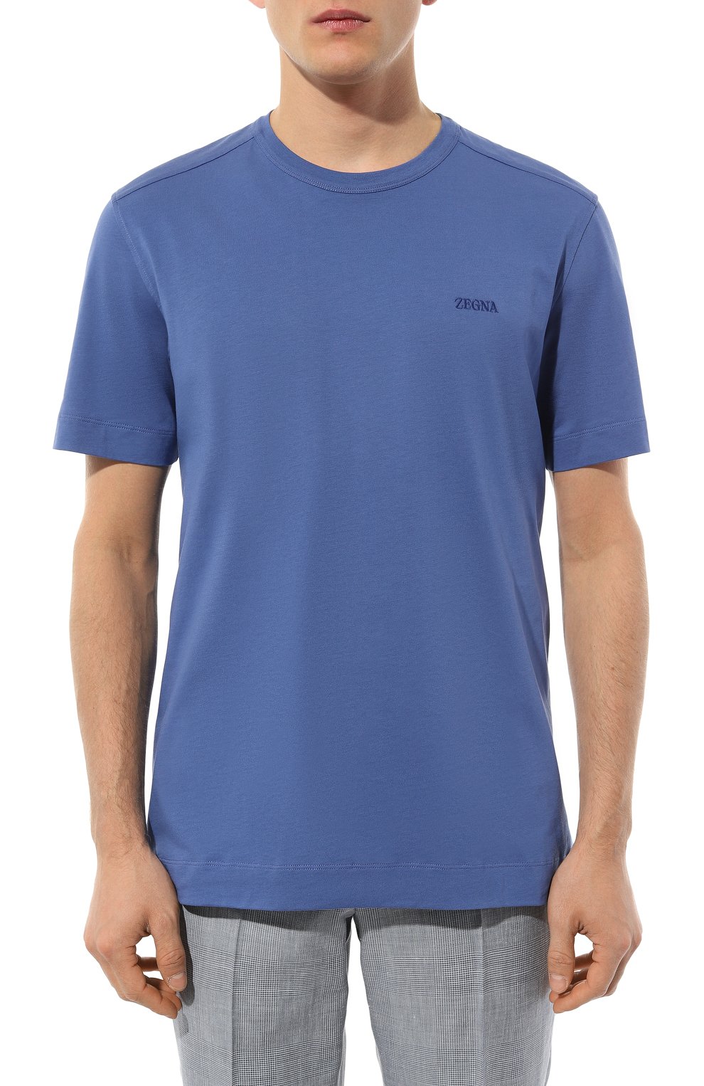 Хлопковая футболка ZEGNA, арт. UD360A7/D760, фото 3