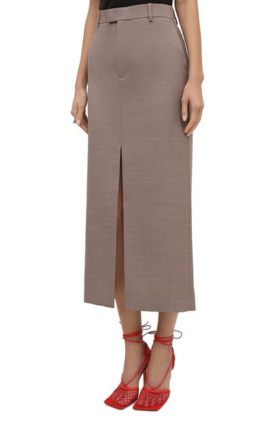 Шерстяная юбка BOTTEGA VENETA, арт. 659561/VKIU0, фото 3