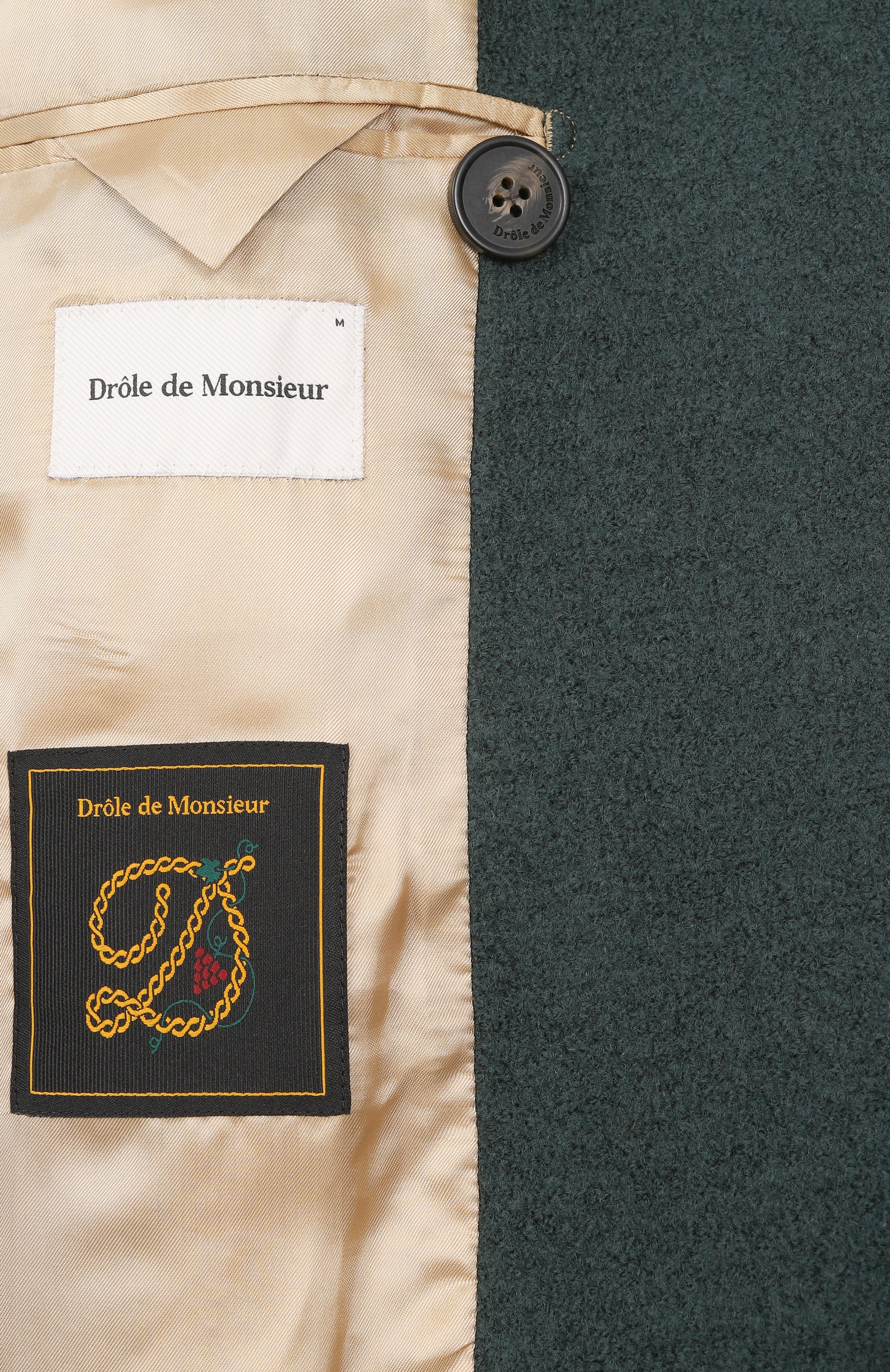 Шерстяное пальто DROLE DE MONSIEUR, арт. E-CT134-W0030-DGN, фото 7