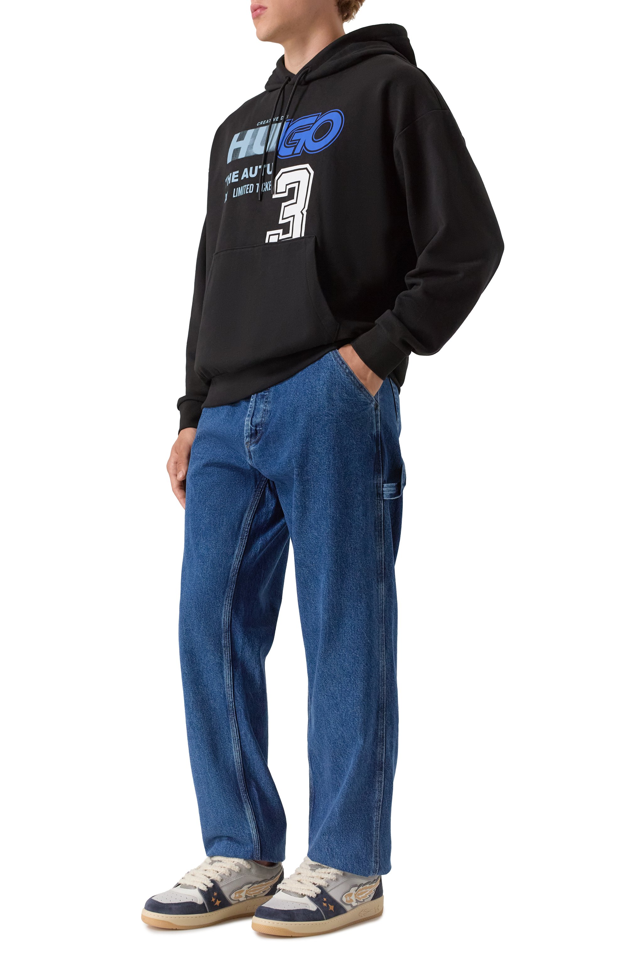 Хлопковое худи HUGO BLUE, арт. 50544196, фото 2