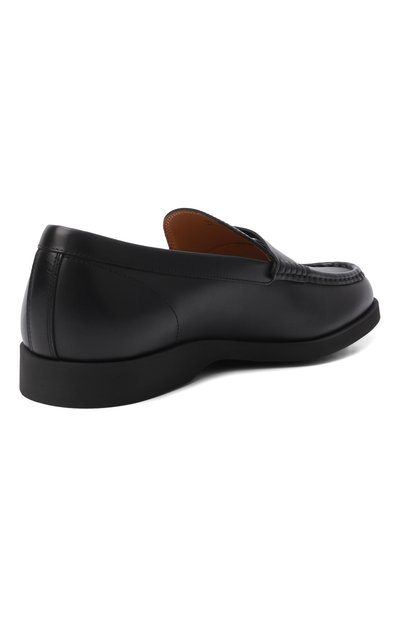 Кожаные пенни-лоферы TOD’S черного цвета по цене 78500 руб., арт. XXM98L0KC00/N6M, фото 4 Кожаные пенни-лоферы TOD’S, арт. XXM98L0KC00/N6M, фото 4