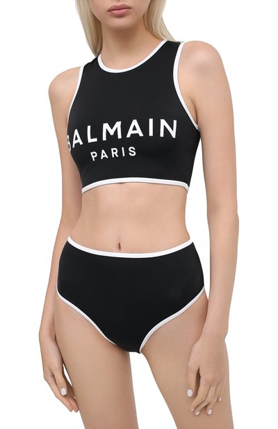 Раздельный купальник BALMAIN черного цвета по цене 46600 руб., арт. BKBS80200, фото 2 Раздельный купальник BALMAIN, арт. BKBS80200, фото 2