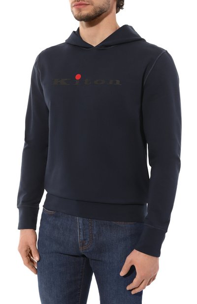 Хлопковое худи KITON, арт. UMK0378, фото 3