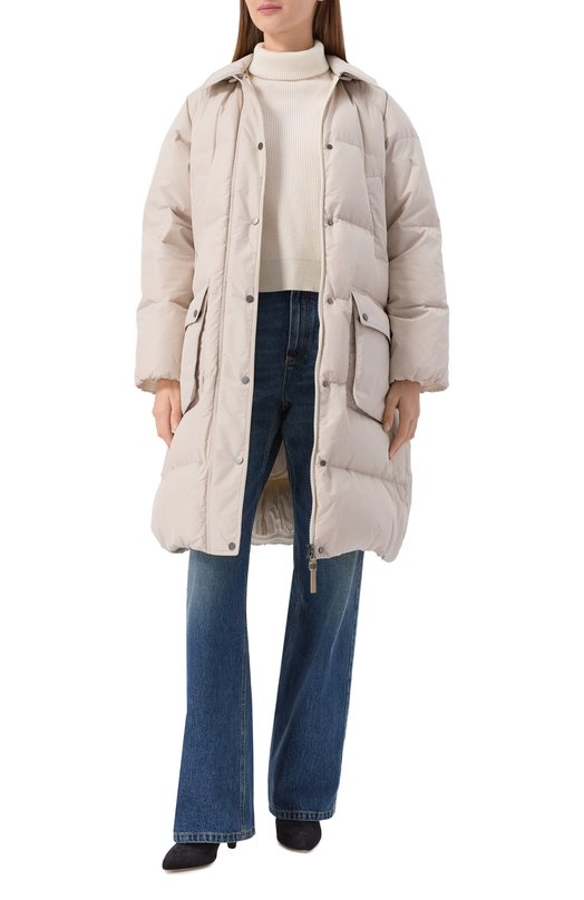 Пуховик Brunello Cucinelli MG5019946 Кремовый  MG5019946 Фото 2