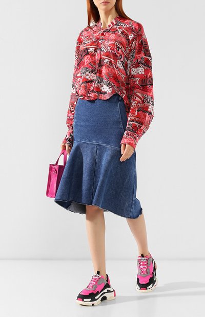 Комбинированные кроссовки triple s BALENCIAGA, арт. 524039/W090H, фото 2