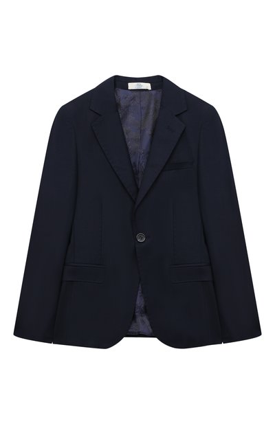 Шерстяной пиджак ZHANNA & ANNA темно-синего цвета по цене 13000 руб., арт. ZALB11102020, фото 1 Шерстяной пиджак ZHANNA & ANNA, арт. ZALB11102020, фото 1