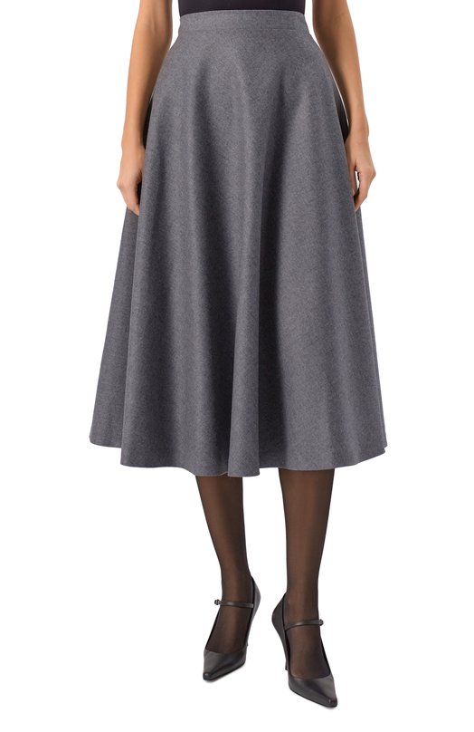 Шерстяная юбка Shervarli SK24-0015 Серый  SK24-0015 Фото 3